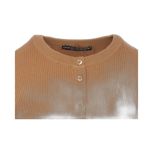 Button-Up Roll-Neck Cardigan