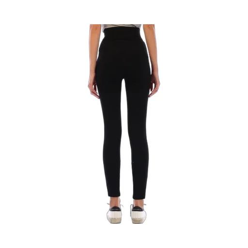 High-Waisted Slim-Fit Trousers