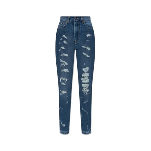 Ripped Skinny-Fit Jeans