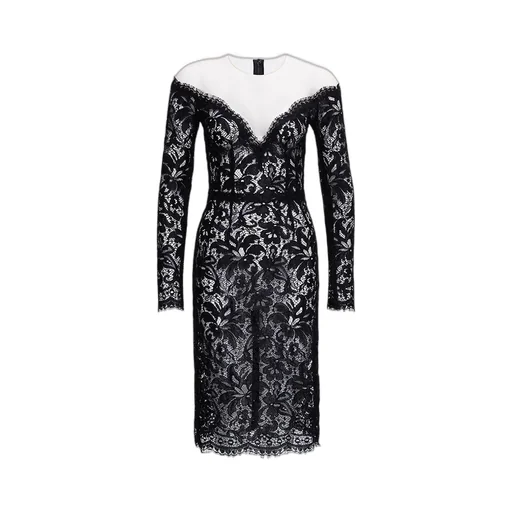Floral Lace Long-Sleeve Dress