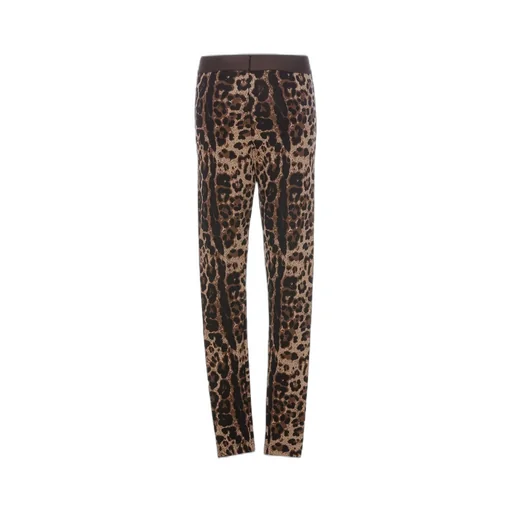 Leopard-Printed High-Waist Leggings
