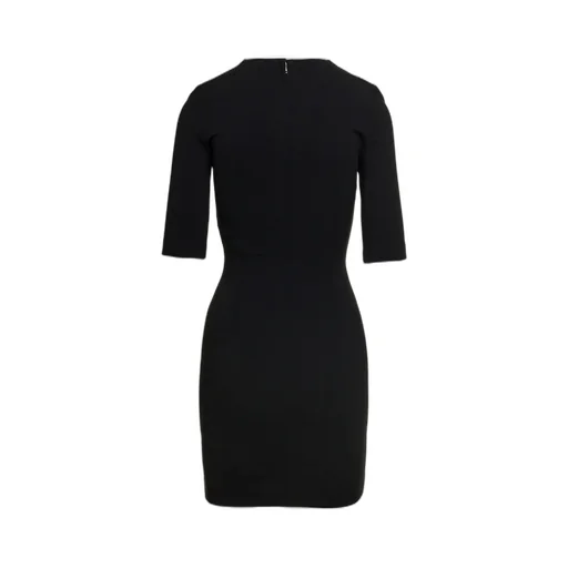 Short Sleeved V-Neck Mini Dress