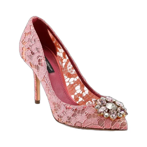 Bellucci Embellished Lace Stilettos