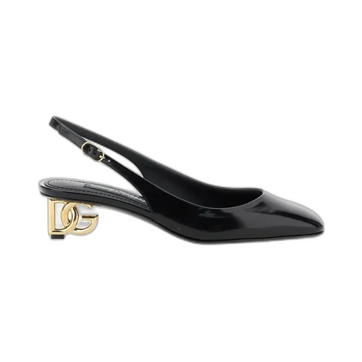 Square Toe Slingback Pumps