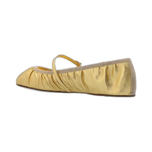 Dg Logo Plaque Ballet Flats
