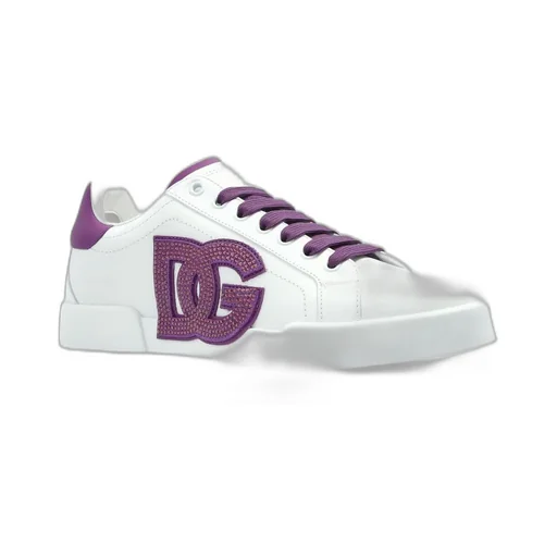Portofino Dg Logo Patch Sneakers