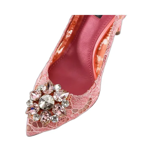 Bellucci Embellished Lace Stilettos