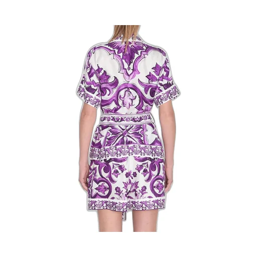 Majolica Printed Short-Sleeved Shirt