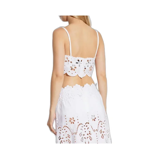 Cut-Out Detailed Lace Top