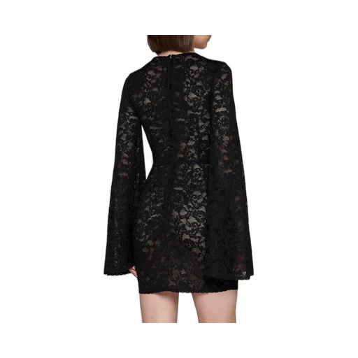 Long-Sleeved Lace Dress