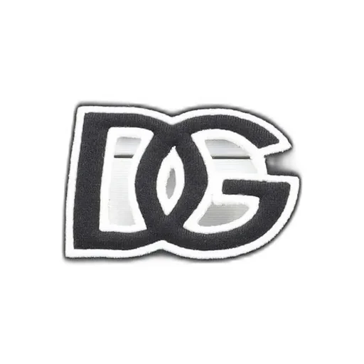 Dg Logo Patch Crewneck T-Shirt