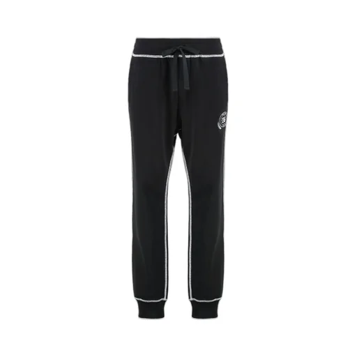 Logo Embroidered Jersey Trousers