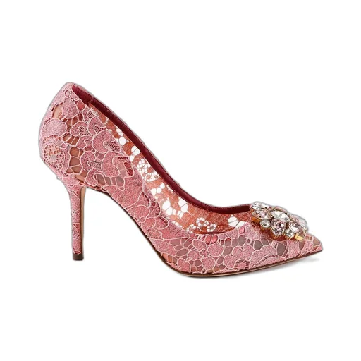 Bellucci Embellished Lace Stilettos