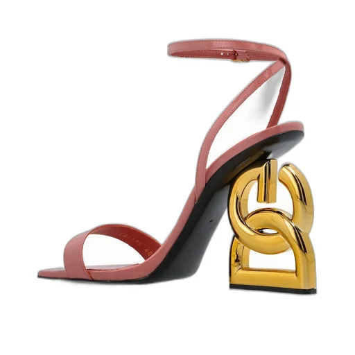 Keira Logo Heel Sandals