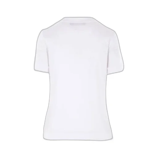 Cross Embellished Crewneck T-Shirt