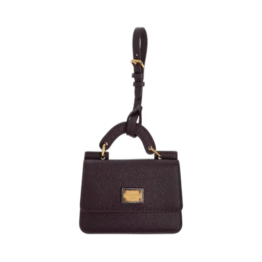 Textured Leather Mini Bag Wallet
