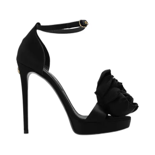Flower Detailed Platform Sandals
