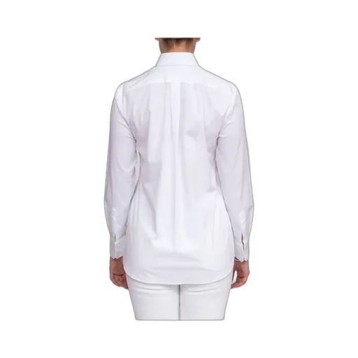 Lace Inlay Poplin Shirt