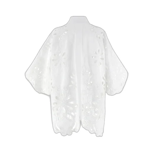 Cut-Out Embroidered Shirt