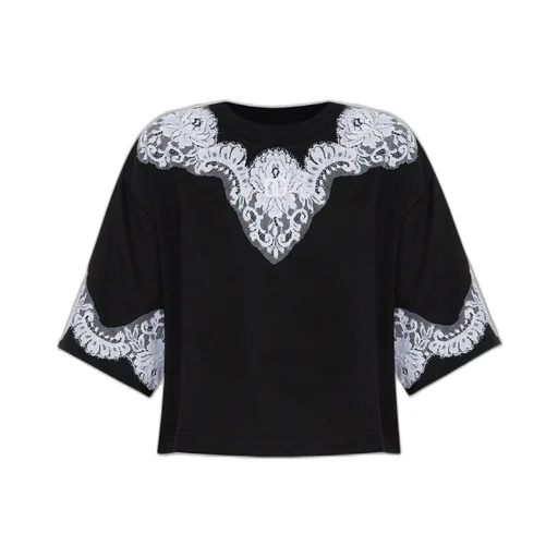 Lace Insert T-Shirt