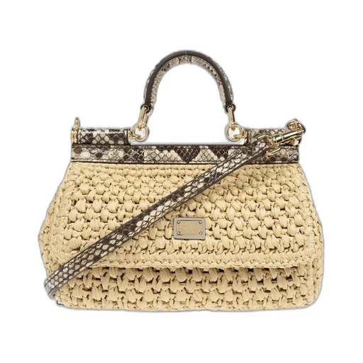 Small Sicily Logo Plaque Handbag