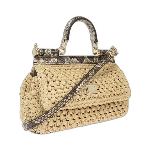 Small Sicily Logo Plaque Handbag