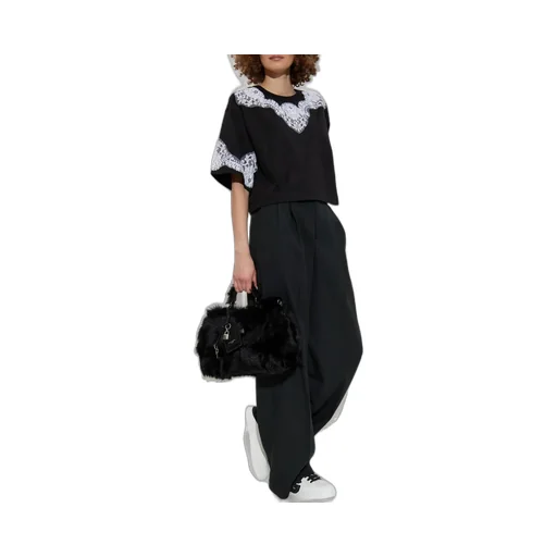 Lace Insert T-Shirt