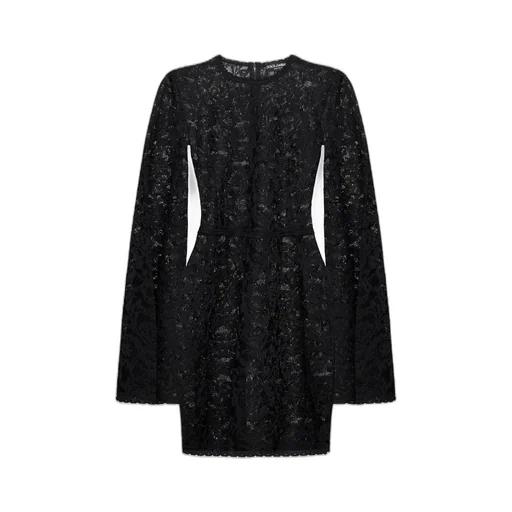 Long-Sleeved Lace Dress