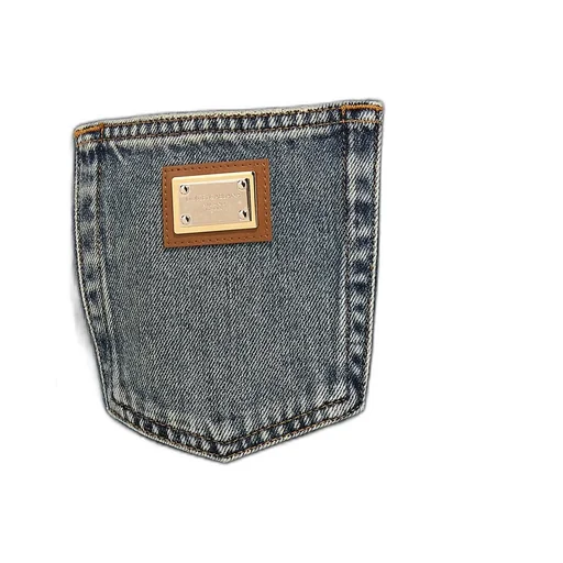 Logo Plaque Jeans