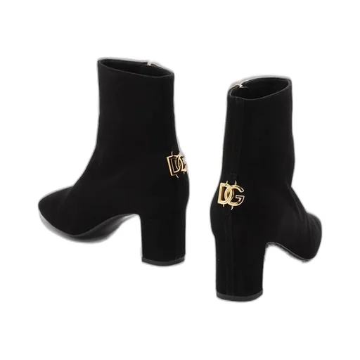 Logo Plaque Ankle Boots