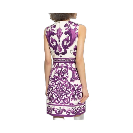 Majolica Printed Sleeveless Dress