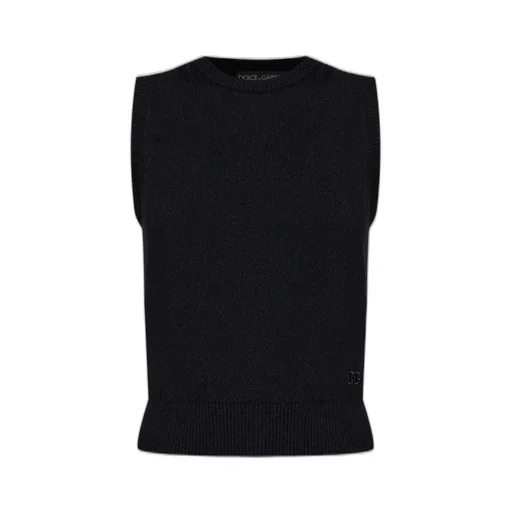 Dg Embroidered Knitted Top