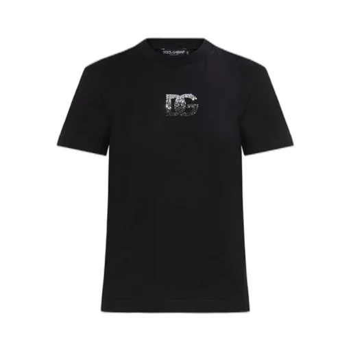 Dg Logo Embellished Crewneck T-Shirt