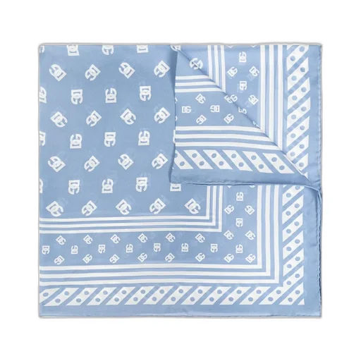 All-Over Logo Printed Twill Scarf