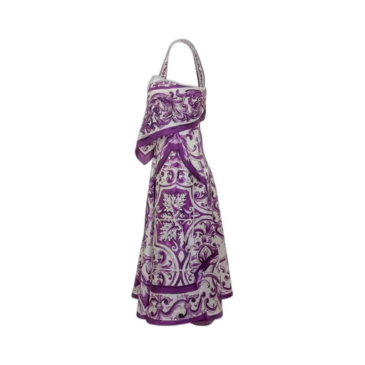 Majolica Printed Twill Dress