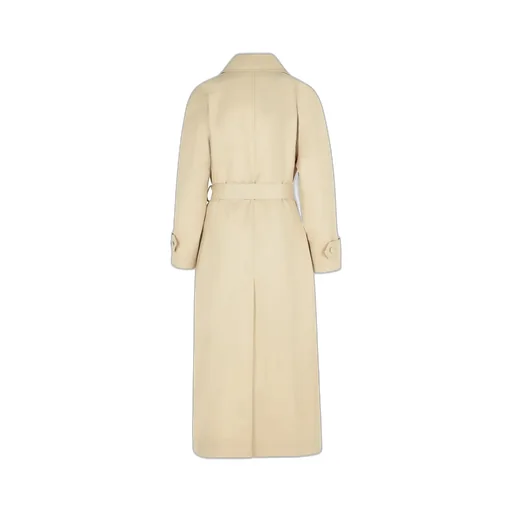 Double-Breasted Belted Coat