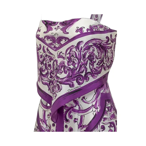 Majolica Printed Twill Dress