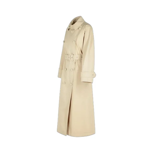 Double-Breasted Belted Coat