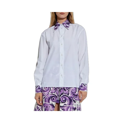 Majolica Printed Long-Sleeved Shirt