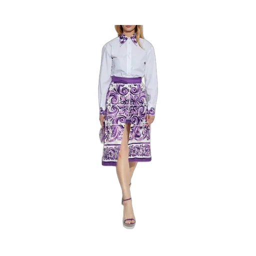Majolica Printed Long-Sleeved Shirt