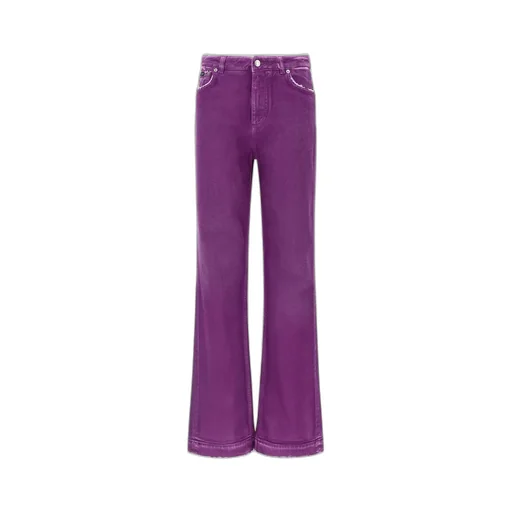 Logo Plaque High Waisted Pants