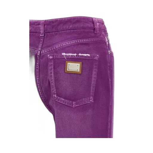 Logo Plaque High Waisted Pants