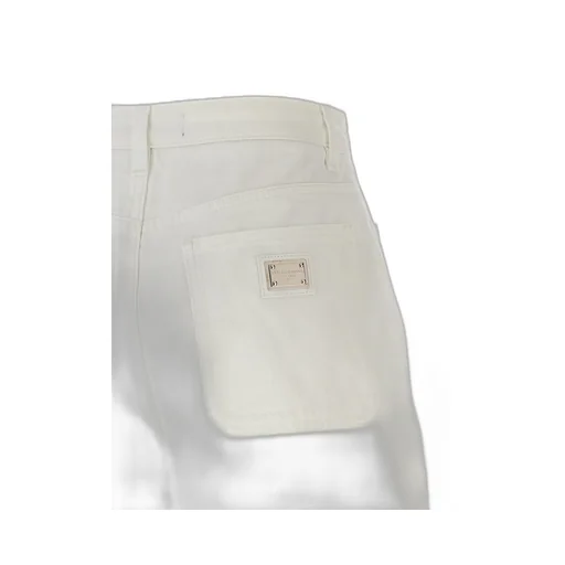Logo Plaque Denim Shorts