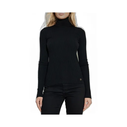 Dg Logo Plaque Turtleneck Sweater