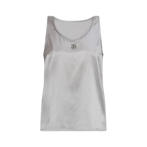Dg Logo Plaque Tank Top