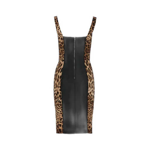 Printed Lace Shift Dress