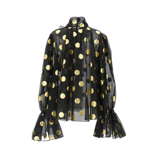 Polka-Dot Printed Blouse