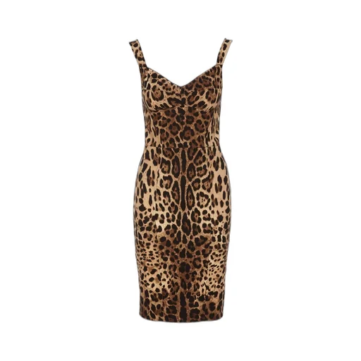 Printed Lace Shift Dress