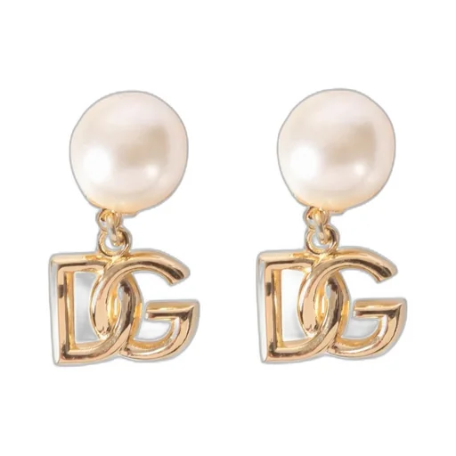 Embellished Logo Charm Earrings