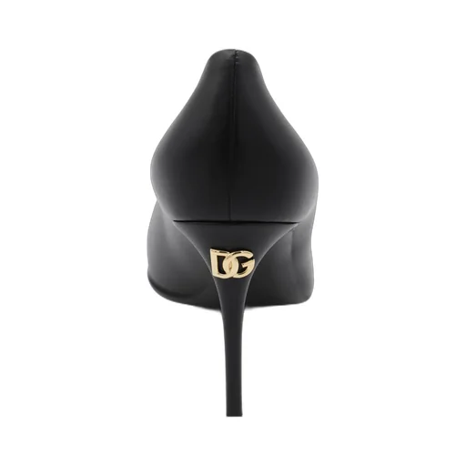 Logo Plaque Pointed Toe Pumps
